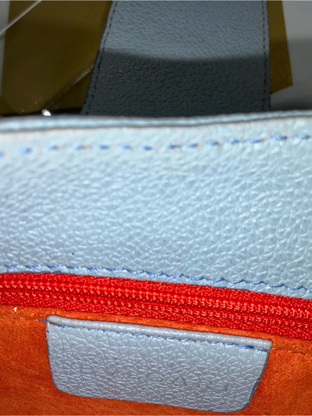 BVLGARI Baby Blue Leather Crossbody Bag - Picture 10 of 12